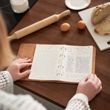 Load image into Gallery viewer, Wooden Recipe Book – Pizza Recipes