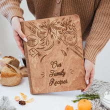 Load image into Gallery viewer, Wooden Recipe Book – Tomatoes Theme