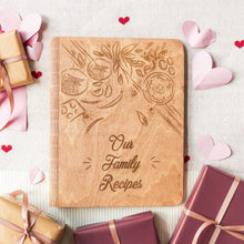 Load image into Gallery viewer, Wooden Recipe Book – Tomatoes Theme