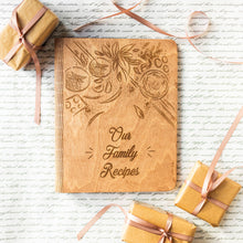Load image into Gallery viewer, Wooden Recipe Book – Tomatoes Theme