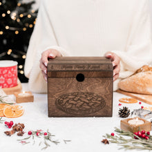 Load image into Gallery viewer, Wooden Recipe Box – Pies &amp; Desserts