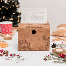 Load image into Gallery viewer, Wooden Recipe Box – Peppers Theme