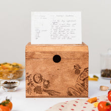 Load image into Gallery viewer, Wooden Recipe Box – Peppers Theme
