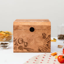 Load image into Gallery viewer, Wooden Recipe Box – Peppers Theme