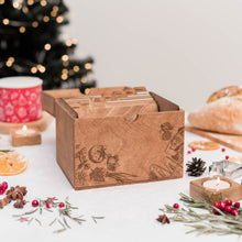 Load image into Gallery viewer, Wooden Recipe Box – Peppers Theme