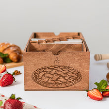 Load image into Gallery viewer, Wooden Recipe Box – Pies &amp; Desserts