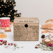 Load image into Gallery viewer, Wooden Recipe Box – Pizza Lovers Edition