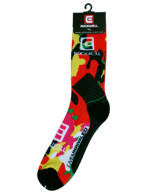 Red Camo Socks