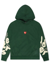 Load image into Gallery viewer, Red Letters Copy Me Scattered Hoodie - Green