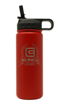 Load image into Gallery viewer, Rockwell Warrior Flask - Double Walled - Stainless Steel Flask - (Valor Red)