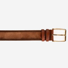 Load image into Gallery viewer, The Regent Brown Leather Belt
