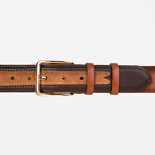 Load image into Gallery viewer, The Regent Brown Leather Belt