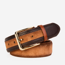 Load image into Gallery viewer, The Regent Brown Leather Belt