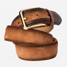 Load image into Gallery viewer, The Regent Brown Leather Belt