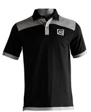 Load image into Gallery viewer, Rockwell Tri-Blend Polo - Black/Gray