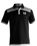 Rockwell Tri-Blend Polo - Black/Gray