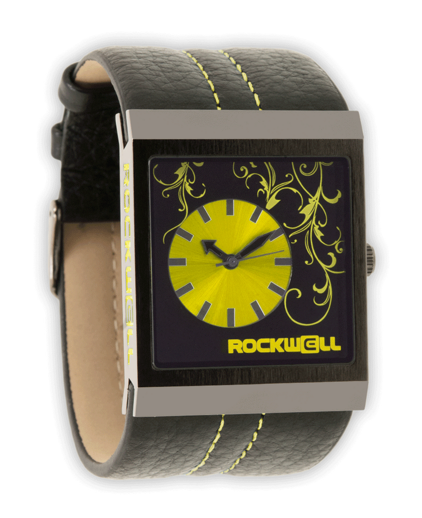 Mercedes (Black/Yellow) Watch