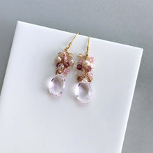 Load image into Gallery viewer, Rose Pink Bala Earrings