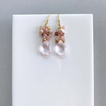 Load image into Gallery viewer, Rose Pink Bala Earrings
