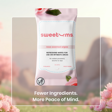 Load image into Gallery viewer, Rose Scented Unflavored Daily Wipes