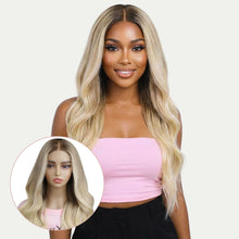 Load image into Gallery viewer, Ruby Glueless 5x5 HD Lace Professionally Colored 100% Human Hair Closure Wig