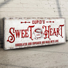 Load image into Gallery viewer, Rustic Cupid's Sweetheart Vintage Sign