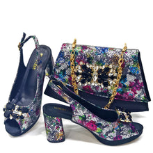 Load image into Gallery viewer, Lastest Italian Ladies Shoes with Matching Bag Set HMA1-4