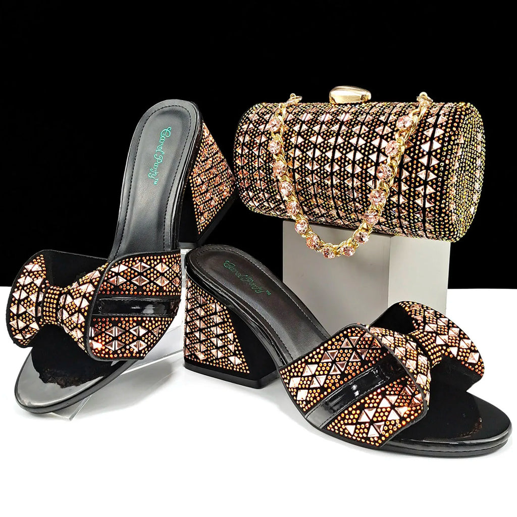 High Quality Ladies Shoes And Bags Set HJJ1-10