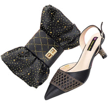 Load image into Gallery viewer, Latest Women Italian Shoes and Matching Bags TE342