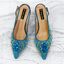 Load image into Gallery viewer, Italian Butter-fly Design Wedding Shoes with Bag Set EDS59