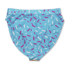 Load image into Gallery viewer, Light blue ice cream adult women summer swim bottom