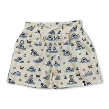 Load image into Gallery viewer, Boat crab anchor kids boys summer swim trunks