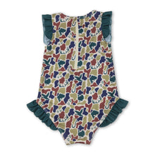 Load image into Gallery viewer, Ruffle camo deer duck fishing hunting baby girls swimsuit