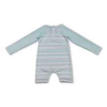 Load image into Gallery viewer, Long sleeves stripe baby boy summer swimsuit