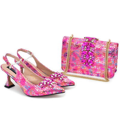 Italian Shoes And Bag Sets EDSHVB1-1
