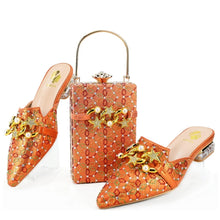 Load image into Gallery viewer, Lastest Italian Ladies Shoes with Matching Bag Set HAE1-5