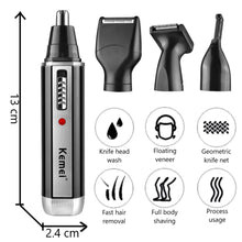 Load image into Gallery viewer, 4-in-1 Cordless Rechargeable Nose, Ear, Beard &amp; Hair Trimmer Grooming Kit