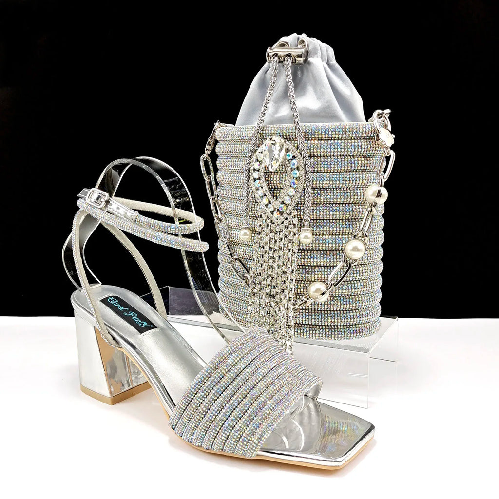 Lastest Ladies Shoes with Matching Bag Set HJJ1-23