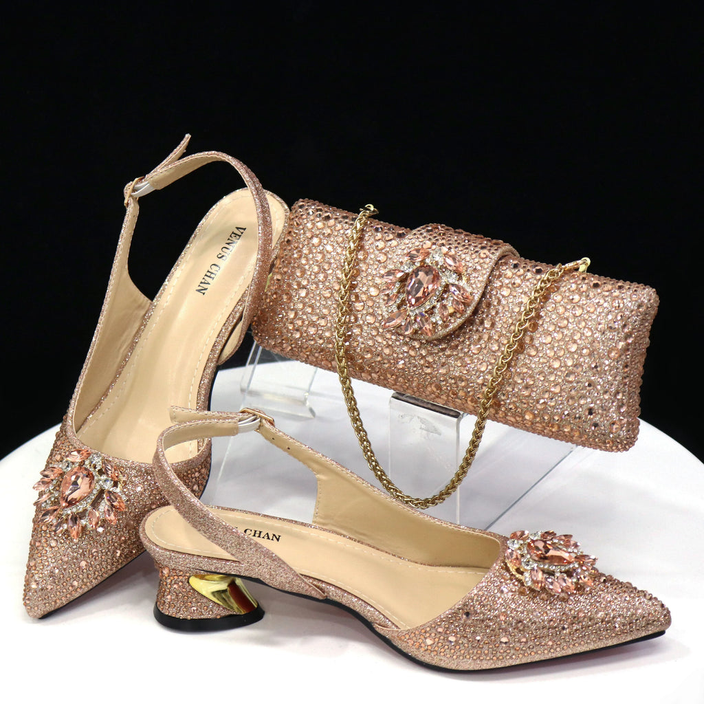 Ladies Shoes and Bags To Match Set ED129