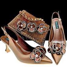 Load image into Gallery viewer, Italian Shoes And Bag Sets For Evening Party ED128
