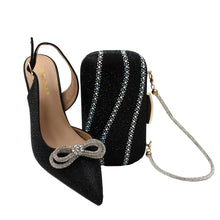 Load image into Gallery viewer, High-Quality Ladies Sandal Shoes Matching Bag Set EDR321