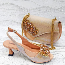 Load image into Gallery viewer, Italian Shoes And Bag Sets HV1-1