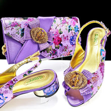 Load image into Gallery viewer, Italian Shoes With Matching Bags HQS1-4