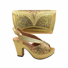 Load image into Gallery viewer, Latest African Women Shoes and Bag Set EDN23