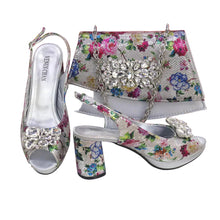 Load image into Gallery viewer, Italian Style Evening Party shoes And Bag Set TYR543