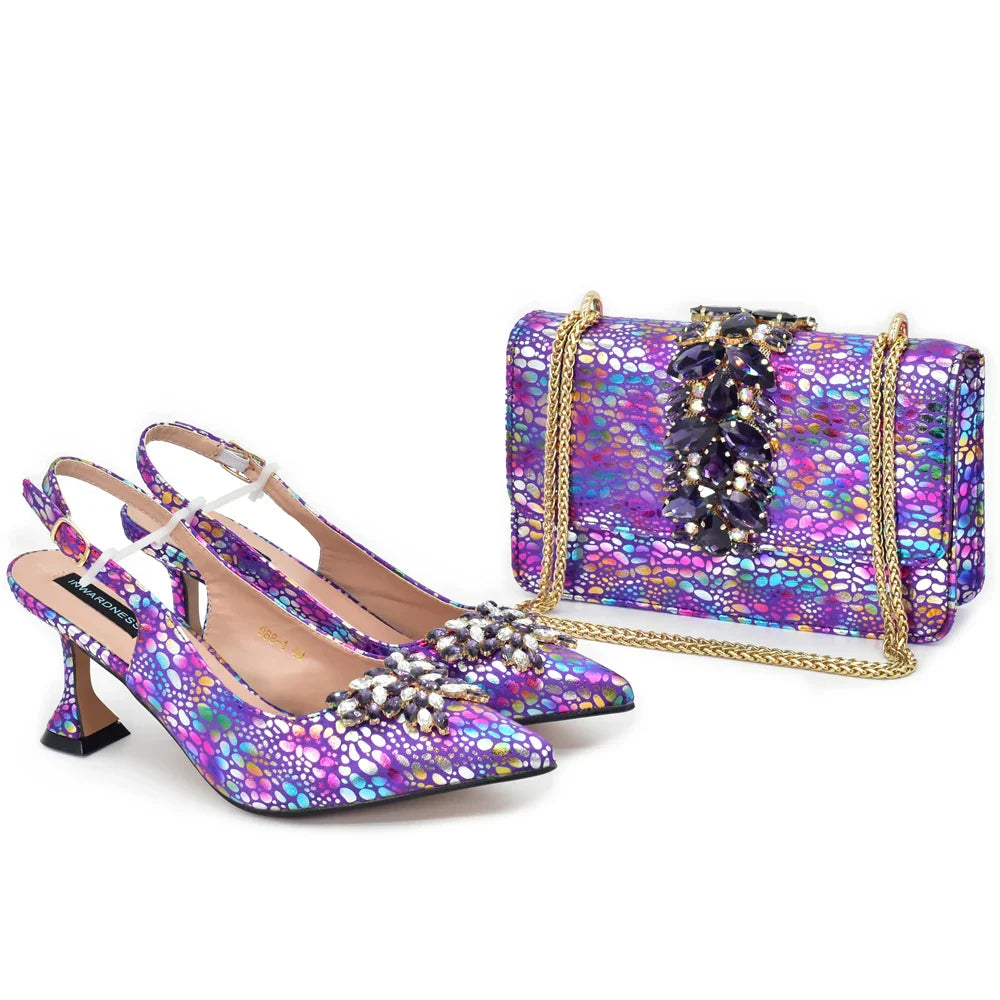 Italian Shoes And Bag Sets EDSHVB1-1
