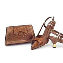 Load image into Gallery viewer, Italian Shoes And Bag Sets For Evening Party EDHFG1-1