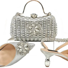 Load image into Gallery viewer, Lastest Italian Ladies Shoes with Matching Bag Set HKK1-62