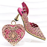 Lastest Italian Ladies Shoes with Matching Bag Set EDBGQ1-3