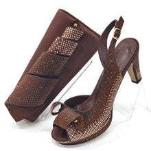 Load image into Gallery viewer, Latest Italian African Shoes And Bag Sets ED117